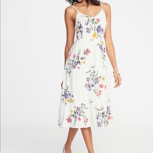 Flare Cami midi dress